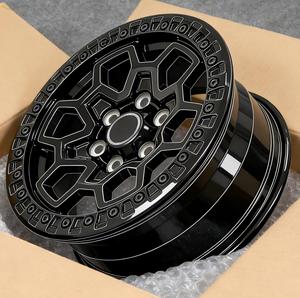 Jantes forgées JUWA pour pick-up et <span class=keywords><strong>SUV</strong></span>, 17x9, 18, 19 pouces, alliage forgé, 6x139.7, 5x127, 6x135, finition noire, amélioration et personnalisation, jantes forgées sur mesure - Product Image 5