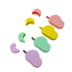 <span class=keywords><strong>Mini</strong></span> surligneur promotionnel très mignon, couleur <span class=keywords><strong>pastel</strong></span> ou néon, stylo surligneur multicolore, marqueur avec surligneur - Product Image 2