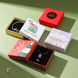 Su misura multifunzionale gioielli imballaggio orecchini collana anello espositore portagioie coperchio e Base portagioie con logo - Product Image 1