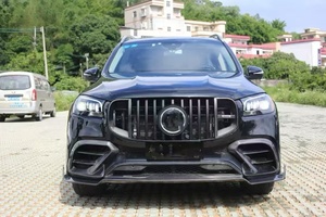 Kit de carrosserie large de becquet de diffuseur de lèvre avant en Fiber de carbone de Style <span class=keywords><strong>BRABUS</strong></span> pour pièces extérieures de mise à niveau Mercedes Benz GLS - Product Image 5