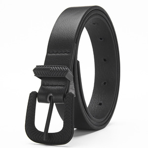 Cinturón de Cuero PU para Mujer, 105 cm, Hebilla de Aleación, Negro, Camel, Beige, Caqui, Casual, Primavera 2026, 3.0 cm, para Jeans y Trajes - Product Image 2