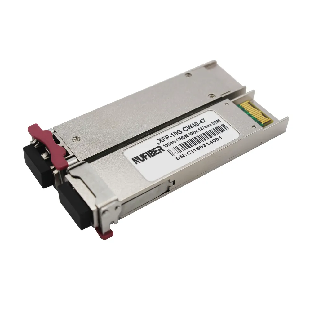 10G XFP DWDM 40km 80km 100km 1563,86 nm ~ 1528,77 nm dwdm optisches SFP-Transceiver-Modul 10g Ethernet