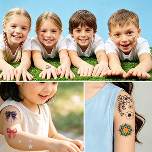 Tatuajes Temporales para Niños, Lindas Pegatinas de Dibujos Animados con Diseños Variados, Tatuajes Corporales Impermeables para Niños, Recuerdos para Fiestas de Cumpleaños - Product Image 5