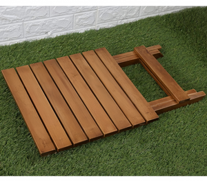 <span class=keywords><strong>Table</strong></span> <span class=keywords><strong>basse</strong></span> pliable moderne en bois d'acacia pour <span class=keywords><strong>jardin</strong></span> et maison, montage facile et respectueuse <span class=keywords><strong>de</strong></span> l'environnement - Product Image 4