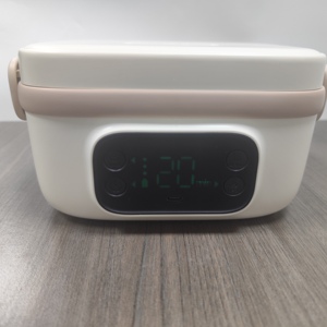 Electric Lunch Box 650ML Digital LED Display USB Powered Portable Food Heater with <b>Clip</b> Closure Household Use - Product Image 3