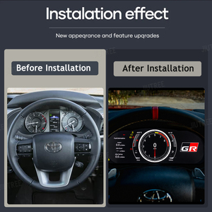 Car LCD Digital Cluster For Toyota Fortuner/Hilux/Vigo 2016-2024 Virtual Cockpit Speed Meter Car Dashboard Head Unit Display - Product Image 2