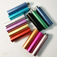 Flacon vide pour testeur de parfum, joli cylindre coloré, Portable, pour les mains, 5 pièces, 8, 10, 15 ou 20ml