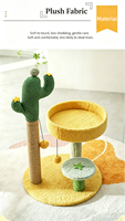 Arbre à chat écologique en gros, durable, petit cactus amusant avec plateforme de saut pour le repos du chat