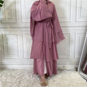 Último diseño Dubai árabe Turquía Abaya islámico Oriente Medio vestido Thobe mujeres - Product Image 5