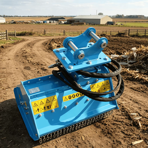 <span class=keywords><strong>Desbrozadora</strong></span> Hidráulica Estándar Europea para Excavadora, Cortadora <span class=keywords><strong>de</strong></span> Maleza Duradera para Cortar Hierba, Espino y Pequeños Arbustos - Product Image 1