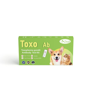 Tiras reactivas exclusivas transfronterizas DVOT para mascotas, kits de prueba de anticuerpos Toxo Ab para toxoplasmosis, tiras reactivas para mascotas - Product Image 3