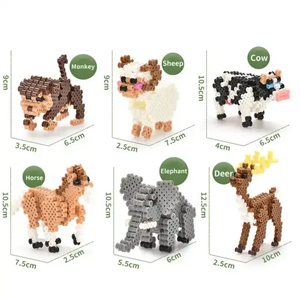 Perles à <span class=keywords><strong>repasser</strong></span> Yirun de China Toys, Nouveaux produits 2021, Perles Hama 3D animaux éducatives DIY, Jouets populaires pour enfants - Product Image 5