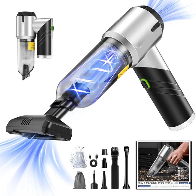 HL133SH Portable Foldable Car Vacuum Cleaner Wireless Handheld Mini Vaccums Car Vacuum Cleaners Wireless Mini Vacuum Cleaners