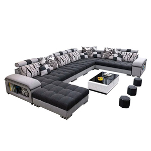 <span class=keywords><strong>Canapé</strong></span> en tissu de salon <span class=keywords><strong>canapé</strong></span> d'angle de maison minimaliste moderne combinaison de meubles <span class=keywords><strong>canapé</strong></span> en tissu à cadre solide nordique - Product Image 4