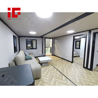 Maison conteneur extensible de 40 pieds, préfabriquée, résidentielle, pliable 3-en-1 pour logement extérieur