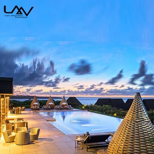 Muebles de Jardín Modernos, Tumbona Colgante de Mimbre con Forma de <span class=keywords><strong>Nido</strong></span> de Pájaro para Piscina, Playa, <span class=keywords><strong>Hotel</strong></span>, Cama de Día - Product Image 2