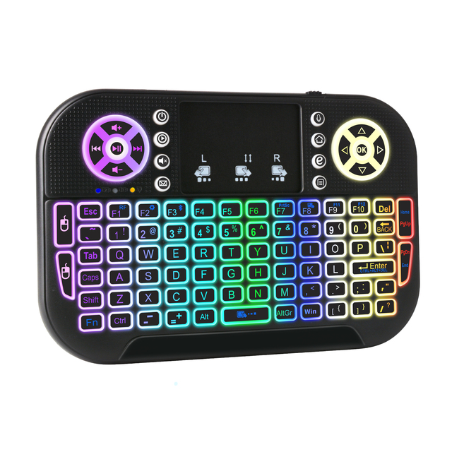 SYTA A8 Air Mouse 2.4GHz Wireless Mini Keyboard IR Learning Remote Control for PC Android TV Box