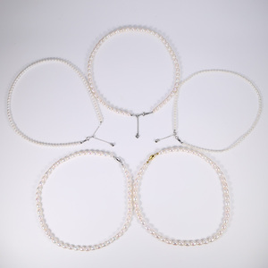 Tempusort <span class=keywords><strong>Pearl</strong></span> 100% pulgadas agua dulce natural diferentes tamaños para mujeres collar de joyería de boda - Product Image 2