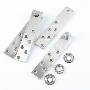 Charnière rotative à 360 degrés en acier inoxydable 304, dissimulée haut et bas, pour portes en bois, design moderne réglable - Product Image 2