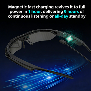 Lunettes Intelligentes Gotodo AI 5G avec Double Caméra OLED 1080HD, Mémoire 32 Go, Étanchéité IPX-6, Recharge Magnétique et Commandes Linguistiques IA GPT - Product Image 2