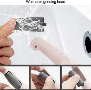 Chân Máy Xay Chuyên Nghiệp Điện Móng Chân Công Cụ USB Có Thể Sạc Lại Tập Tin Callus Remover Cơ Thể Tẩy Tế Bào Chết Gót Mài Con Lăn - Product Image 5