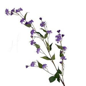 Bouquet de fleurs artificielles en soie, haute simulation, pour mariage, décoration intérieure, accessoires de photographie, blanc, rose, bleu, violet, rouge - Product Image 5