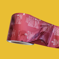 Film d'emballage cosmétique en plastique laminé en aluminium imprimé sur mesure développé par STPP pour l'emballage de sachets de crème