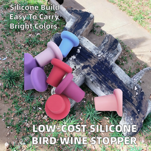 <span class=keywords><strong>Wein</strong></span> Stopper siliconelove nhà sản xuất chuyên nghiệp xách tay giá thấp Silicone chim rượu Stopper - Product Image 2