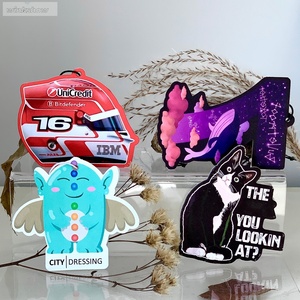 Ambientador de Coche Personalizado con Logotipo, Papel de Algodón, Tecnología de Vibración Solar, Diseño de Dibujos Animados, Aromas de Lavanda y Manzana, Larga Duración - Product Image 6