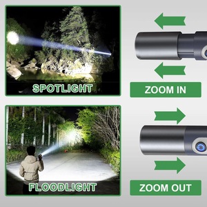 <b>Mini</b> Flashlight LED Rechargeable Aluminum Alloy 4 Modes Camping Light Portable Outdoor Use - Product Image 4