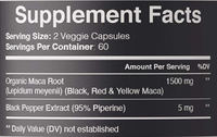 Supplément de santé Maca Man Power Plus le plus vendu pour l'agrandissement des hommes Racine de maca noire en capsules et formes posologiques de comprimés