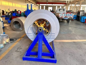เครื่องรีดแผ่นโลหะแบบแมนนวล 5T Heavy Duty Uncoiler สำหรับทำแผ่นเหล็กม้วนและกระเบื้อง - Product Image 6