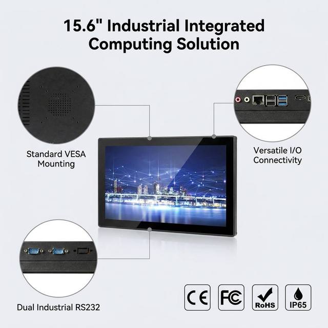 13.3'' 15.6'' 18.5'' Embedded Capacitive Touch Screen All in One Panel PC I5 Factory Direct