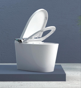 Toilettes intelligentes au design innovant, armoire intelligente, miroir, vanne <span class=keywords><strong>de</strong></span> chasse, éléments chauffants, debout au sol-produit exclusif - Product Image 4