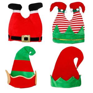Nouveau chapeau <span class=keywords><strong>de</strong></span> noël décoration créative poignée elfe pieds fou fête drôle chapeaux <span class=keywords><strong>de</strong></span> noël - Product Image 4