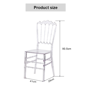 Sillas Chiavari Transparentes y Claras para Hoteles, Eventos y Fiestas de Bodas - Product Image 6