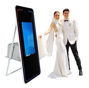 2025 Usine Gratuit Logo Personnalisé Pas Cher Selfie Miroir Photo Booth Machine Magique Accessoires Gratuits Miroir Moi Photo Booth Led Cadre - Product Image 1