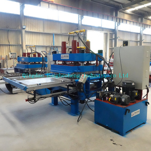 Prensa de Vulcanización Hidráulica, Patrón de Interbloqueo, 1000*1000 mm, Máquina de Moldeo de Alfombras, Prensa de Vulcanización para Estampado de Baldosas de Goma para Pisos - Product Image 5