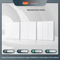 Interrupteur tactile ultra-fin avec télécommande et commande vocale, minuterie pour interrupteur intelligent Mesh AC180-220V, matériau PC ignifuge