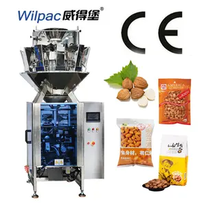 Snack frozen food milk powder sugar salt rice tea nuts weigh filler combination weighing packaging machine