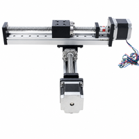 Mesa motorizada de 3 ejes lineales XYZ, sistema de posicionamiento multieje, guía de riel personalizable, PLC, rodamientos, sistema de refrigeración