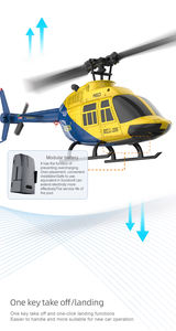 HOSHI RC <span class=keywords><strong>ERA</strong></span> A60 RC Drone avec 6 axes Gyro Hold Optical Flow 2.4G 6CH Bell 206 MINI Scale Model RC Aircraft Helicopter - Product Image 4