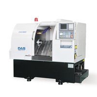Tour CNC miniature automatique DAS 46CS à lit incliné, type gang, système Syntec, haute précision de traitement, positionnement répété précis