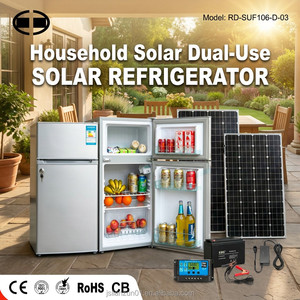 Réfrigérateur solaire Z 106L pour usage domestique avec alimentation sans électricité. 12V et 24V. Photovoltaïque extérieur à courant continu - Product Image 2