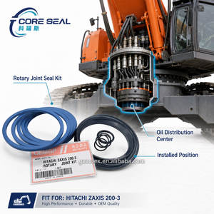 Kit de joints d'articulation pivotante 159-7782 pour pièces CAT E320D2 E320DL E320D2GC - Embrayage hydraulique, pompe à eau, joint de châssis, joint d'huile, dumper sur chenilles - Product Image 3