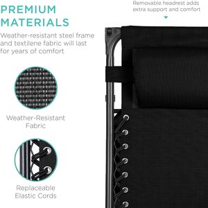 Silla plana reclinable de gravedad cero para jardín plegable impermeable al aire libre de Viaje cómoda al por mayor <span class=keywords><strong>piscina</strong></span> lateral Playa Mar acero - Product Image 5