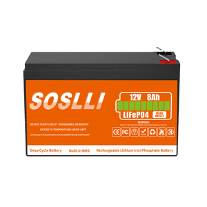 Baterai LiFePO4 12V 24V Pabrik, Baterai Lithium 12V 7Ah 8Ah 12Ah 20Ah 30Ah 40Ah 50Ah, Baterai Ion Lithium untuk Sistem Tenaga Surya - Product Image 2