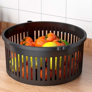 New Sale Rotating Storage Rack Round <b>Trolley</b> 360 Degree Rotation Kitchen Storage Organizer <b>Trolley</b> - Product Image 6