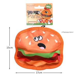 Jouets pour chiens transfrontaliers Molaires résistantes aux morsures Auto-soulagement Simulation sonore Hamburger Fries Bite Not Rotten Pet - Product Image 6