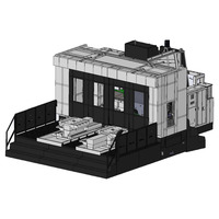 Centre d'usinage horizontal automatique de haute précision TSHD-1000 BBT50 Machine CNC Contrôleur FANUC Usinage industriel lourd